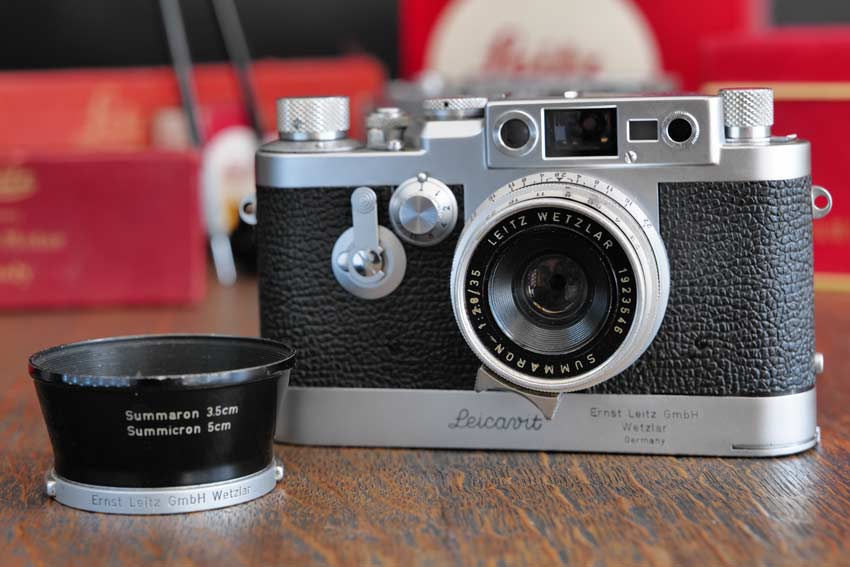 Leica IIIg mit Summaron 35 mm Objektiv